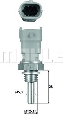 Wilmink Group WG1789653 - Датчик, температура охлаждающей жидкости autospares.lv