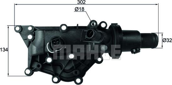 Wilmink Group WG1789635 - Термостат охлаждающей жидкости / корпус autospares.lv