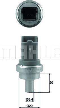 Wilmink Group WG1789676 - Датчик, температура охлаждающей жидкости autospares.lv