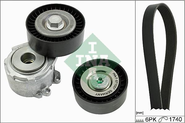 Wilmink Group WG1780443 - Поликлиновый ременный комплект autospares.lv