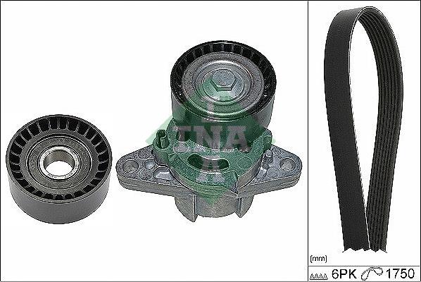 Wilmink Group WG1780447 - Поликлиновый ременный комплект autospares.lv