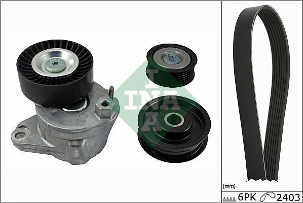 Wilmink Group WG1780349 - Поликлиновый ременный комплект autospares.lv