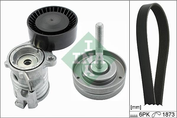 Wilmink Group WG1780385 - Поликлиновый ременный комплект autospares.lv