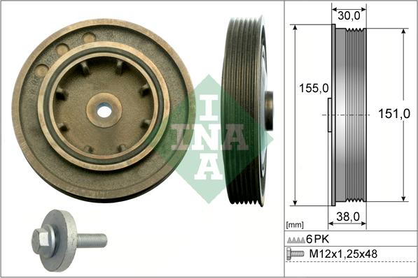 Wilmink Group WG1781159 - Шкив коленчатого вала autospares.lv