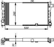 Wilmink Group WG1734677 - Радиатор, охлаждение двигателя autospares.lv