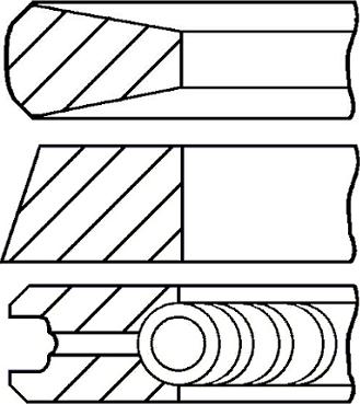 Wilmink Group WG1736119 - Комплект поршневых колец autospares.lv