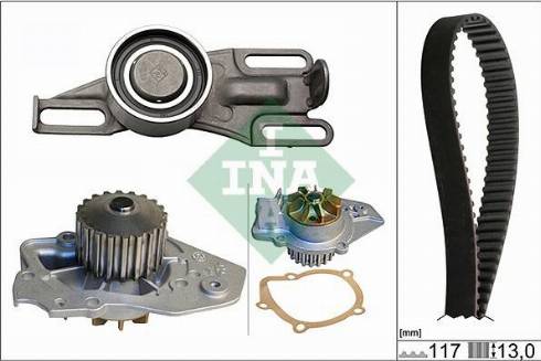 Wilmink Group WG1725030 - Водяной насос + комплект зубчатого ремня ГРМ autospares.lv