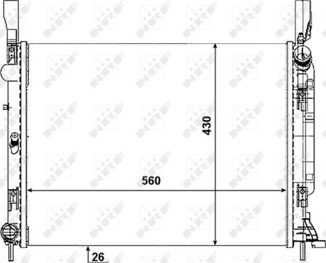 Wilmink Group WG1721947 - Радиатор, охлаждение двигателя autospares.lv