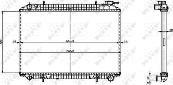 Wilmink Group WG1721935 - Радиатор, охлаждение двигателя autospares.lv