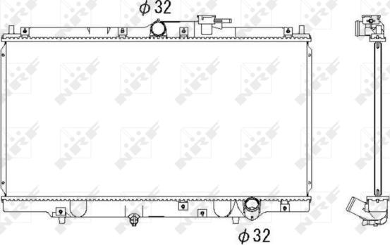 Wilmink Group WG1721923 - Радиатор, охлаждение двигателя autospares.lv