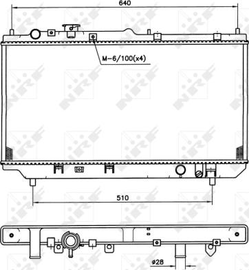 Wilmink Group WG1721494 - Радиатор, охлаждение двигателя autospares.lv