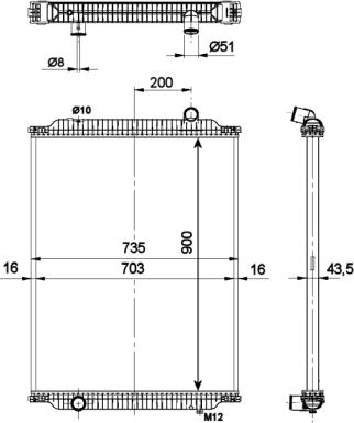 Wilmink Group WG1721559 - Радиатор, охлаждение двигателя autospares.lv