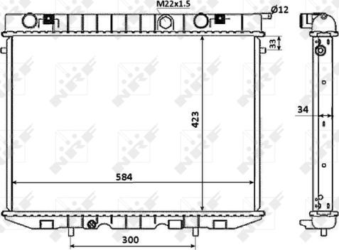 Wilmink Group WG1721518 - Радиатор, охлаждение двигателя autospares.lv