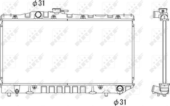 Wilmink Group WG1721678 - Радиатор, охлаждение двигателя autospares.lv