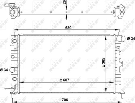 Wilmink Group WG1721167 - Радиатор, охлаждение двигателя autospares.lv