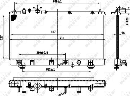 Wilmink Group WG1721139 - Радиатор, охлаждение двигателя autospares.lv