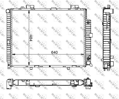 Wilmink Group WG1721393 - Радиатор, охлаждение двигателя autospares.lv