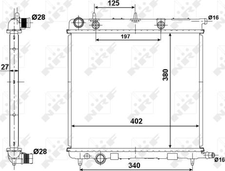 Wilmink Group WG1721307 - Радиатор, охлаждение двигателя autospares.lv