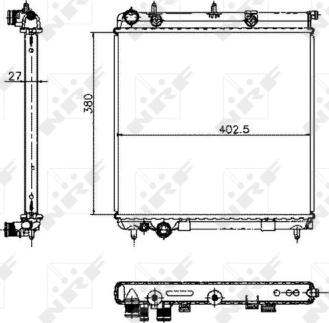 Wilmink Group WG1721316 - Радиатор, охлаждение двигателя autospares.lv