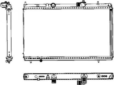 Wilmink Group WG1721328 - Радиатор, охлаждение двигателя autospares.lv