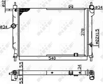 Wilmink Group WG1721327 - Радиатор, охлаждение двигателя autospares.lv