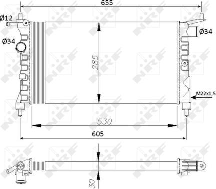 Wilmink Group WG1721374 - Радиатор, охлаждение двигателя autospares.lv