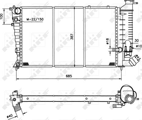 Wilmink Group WG1721268 - Радиатор, охлаждение двигателя autospares.lv