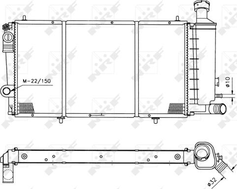 Wilmink Group WG1721262 - Радиатор, охлаждение двигателя autospares.lv