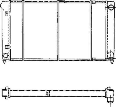 Wilmink Group WG1721201 - Радиатор, охлаждение двигателя autospares.lv