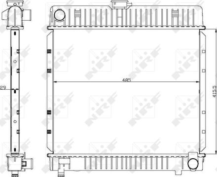 Wilmink Group WG1721286 - Радиатор, охлаждение двигателя autospares.lv