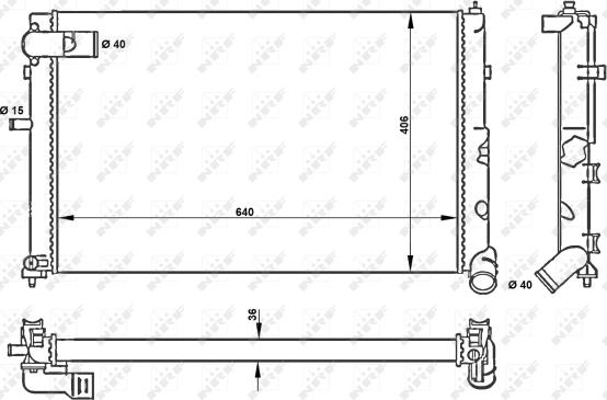 Wilmink Group WG1721279 - Радиатор, охлаждение двигателя autospares.lv