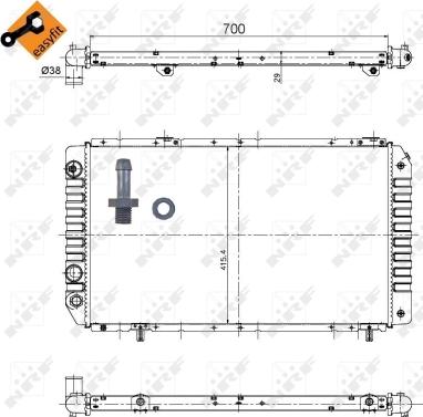 Wilmink Group WG1721788 - Радиатор, охлаждение двигателя autospares.lv