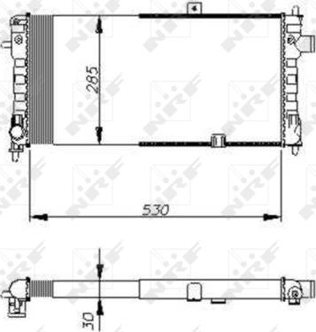 Wilmink Group WG1723492 - Радиатор, охлаждение двигателя autospares.lv