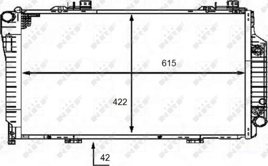 Wilmink Group WG1723434 - Радиатор, охлаждение двигателя autospares.lv