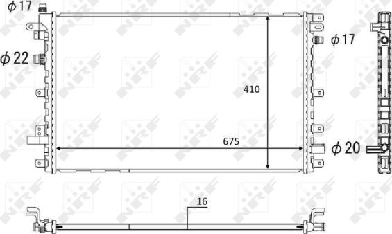 Wilmink Group WG1723472 - Радиатор, охлаждение двигателя autospares.lv