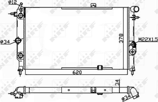 Wilmink Group WG1723593 - Радиатор, охлаждение двигателя autospares.lv