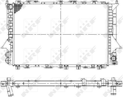 Wilmink Group WG1723549 - Радиатор, охлаждение двигателя autospares.lv