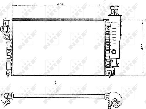 Wilmink Group WG1723553 - Радиатор, охлаждение двигателя autospares.lv