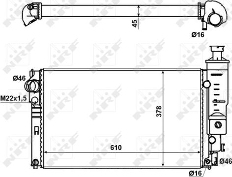 Wilmink Group WG1723552 - Радиатор, охлаждение двигателя autospares.lv