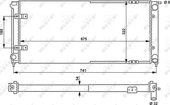 Wilmink Group WG1723500 - Радиатор, охлаждение двигателя autospares.lv