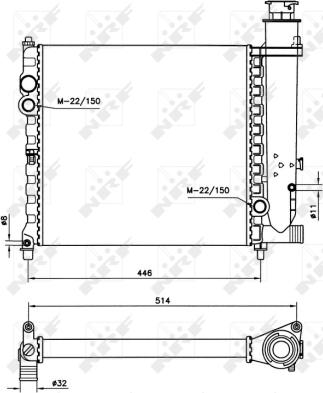 Wilmink Group WG1723501 - Радиатор, охлаждение двигателя autospares.lv