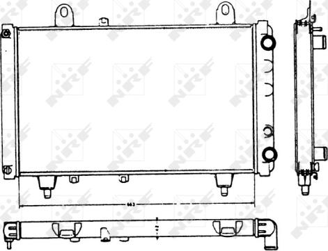 Wilmink Group WG1723511 - Радиатор, охлаждение двигателя autospares.lv