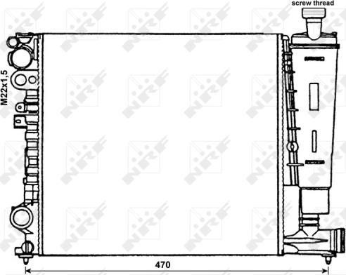 Wilmink Group WG1723588 - Радиатор, охлаждение двигателя autospares.lv