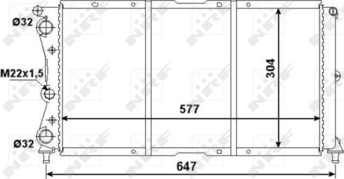 Wilmink Group WG1723582 - Радиатор, охлаждение двигателя autospares.lv