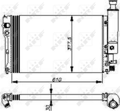 Wilmink Group WG1723528 - Радиатор, охлаждение двигателя autospares.lv