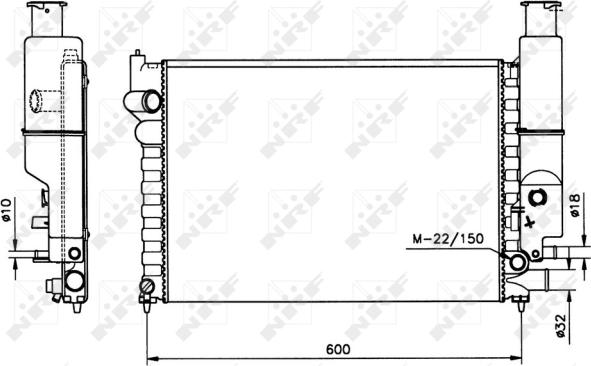 Wilmink Group WG1723527 - Радиатор, охлаждение двигателя autospares.lv