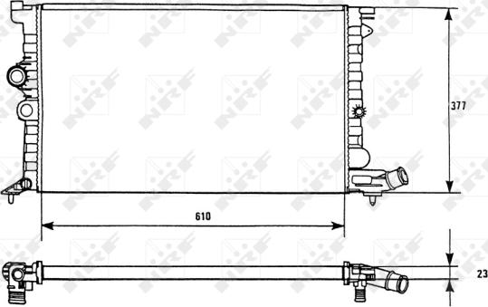 Wilmink Group WG1723577 - Радиатор, охлаждение двигателя autospares.lv