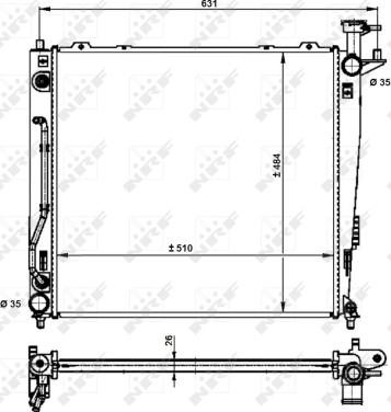 Wilmink Group WG1723664 - Радиатор, охлаждение двигателя autospares.lv