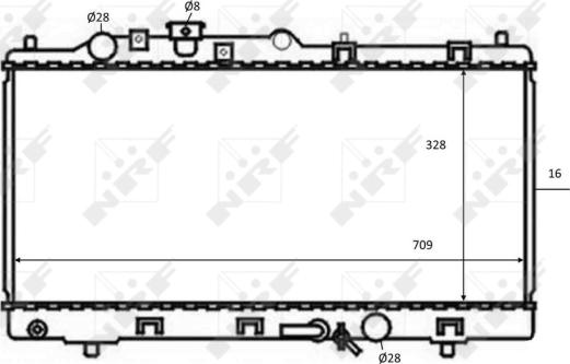 Wilmink Group WG1723616 - Радиатор, охлаждение двигателя autospares.lv