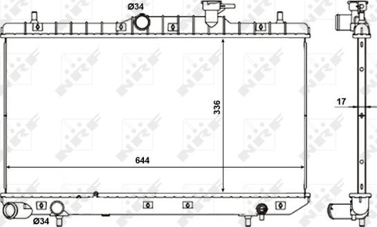 Wilmink Group WG1723091 - Радиатор, охлаждение двигателя autospares.lv